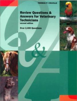 Paperback Review Questions and Answers for Veterinary Technicians (2nd Edition, Book Only) Book