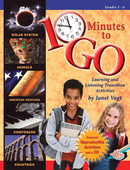 Paperback 10 Minutes to Go: Learning and Listening Transition Activities Book