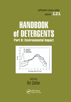 Paperback Handbook of Detergents, Part B: Environmental Impact Book