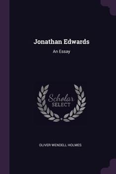 Paperback Jonathan Edwards: An Essay Book