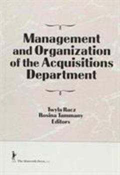 Hardcover Management and Organization of the Acquisitions Department Book