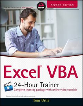 Paperback Excel VBA 24-Hour Trainer, 2ed [Paperback] [Jan 01, 2015] Tom Urtis Book