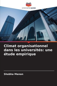 Climat organisationnel dans les universités: une étude empirique
