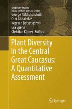 Paperback Plant Diversity in the Central Great Caucasus: A Quantitative Assessment Book