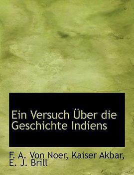Paperback Ein Versuch Über die Geschichte Indiens [German] Book