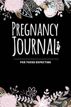 Pregnancy Journal - for Those Expecting : Dark Floral Print, 42-Week Guided PREGNANCY Childbirth JOURNAL, Memory Keepsake Notebook with BONUS Relaxation Nature Sounds