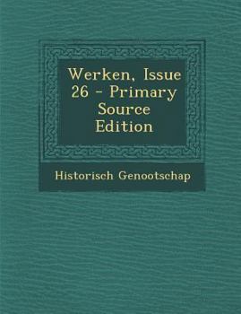 Paperback Werken, Issue 26 [Dutch] Book