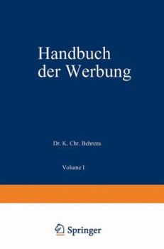 Paperback Handbuch Der Werbung [German] Book