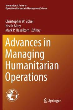 Paperback Advances in Managing Humanitarian Operations Book