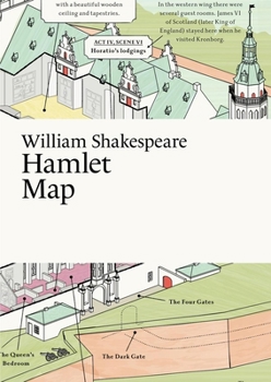William Shakespeare: Hamlet Map (Paris Grafik's Literary Maps)