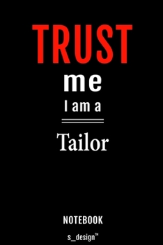 Notebook for Tailors / Tailor: awesome handy Note Book [120 blank lined ruled pages]