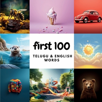 Paperback First 100 Telugu & English Words Book