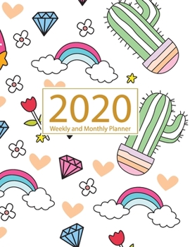 2020 Planner Weekly and Monthly: Jan 1, 2020 to Dec 31, 2020: Weekly & Monthly Planner + Calendar Views | Inspirational Quotes and Cactus Cover (2020 Planner Series)