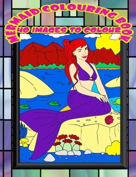 Paperback Mermaid Colouring Book: 40 Detailed Images To Colour Book