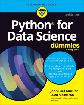 Paperback Python for Data Science for Dummies Book