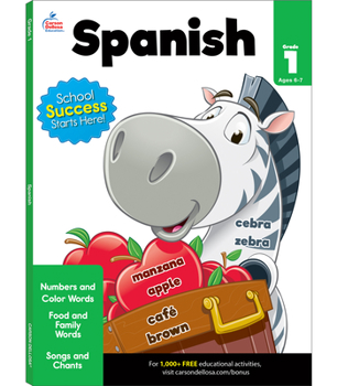 Paperback Spanish Workbook, Grade 1 Book
