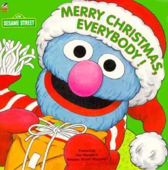Paperback Merry Christmas Everybody! (A Sesame Street Golden Super Shape Book) Book