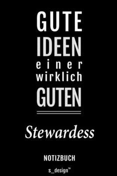 Notizbuch für Stewards / Stewardessen  / Stewardess / Flugbegleiter / Flugbegleiterin: Originelle Geschenk-Idee [120 Seiten liniertes blanko Papier] (German Edition)