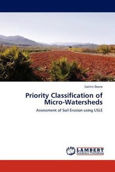 Paperback Priority Classification of Micro-Watersheds Book