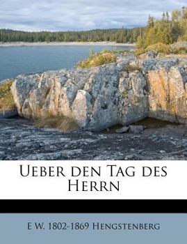 Paperback Ueber Den Tag Des Herrn [German] Book