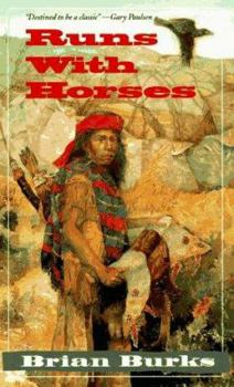 Hardcover Runs with Horses [Large Print] Book