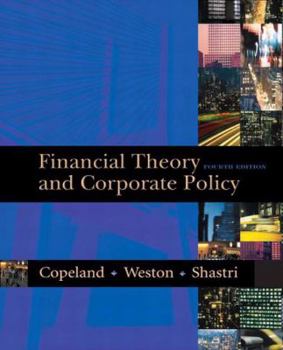 Paperback Financial Theory and Corporate Policy Book