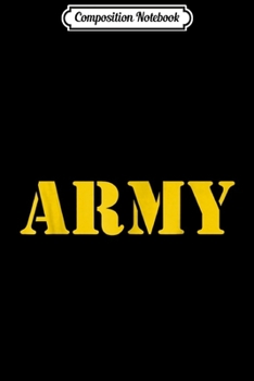 Composition Notebook: Vintage Army Logo APFU Workout  Journal/Notebook Blank Lined Ruled 6x9 100 Pages