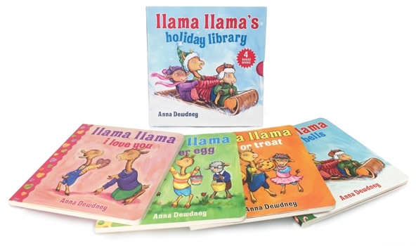 Hardcover Llama Llama's Holiday Library Book