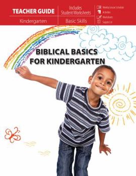 Paperback Biblical Basics for Kindergarten (Teacher Guide) Book