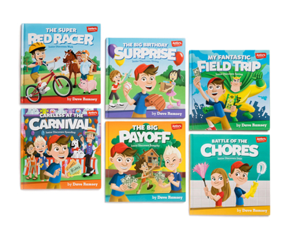 Hardcover Junior's Adventures: Storytime Book Set: Teaching Kids How to Win with Money! Book