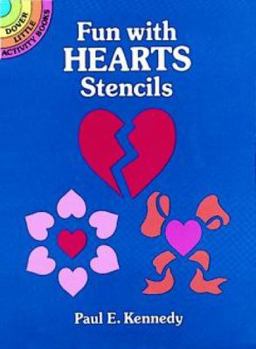 Paperback Fun with Hearts Stencils Book