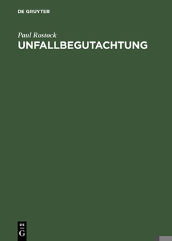 Hardcover Unfallbegutachtung [German] Book