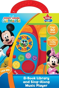Disney Junior Mickey Mouse Clubhouse: Sing with Me 8-Book Library and Sing-Along Music Player