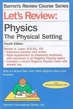 Paperback Let's Review: Physics: The Physical Setting Book