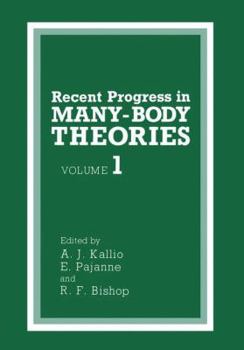 Paperback Recent Progress in Many-Body Theories Book