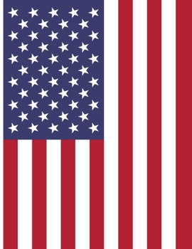 United States of America: 8.5x11 | A4 | 185 BLANK Pages with table of Content Journal  Notebook FAT XXL SIZE, Great Gift for Graduates, Gift for Birthday Christmas Blank Unlined Pages