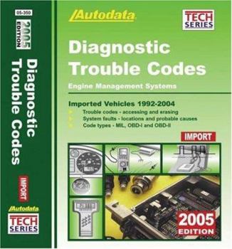 Paperback 2005 Diagnostic Trouble Codes- Imported Vehicles 1992-2004 Book