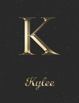 Kylee: 1 Year Daily Planner (12 Months) | Yellow Gold Effect Letter K Initial First Name | 2020 - 2021 | 365 Pages for Planning | January 20 - ... | Plan Each Day, Set Goals & Get Stuff Done