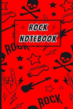 Paperback Rock Notebook: 6x9 I 120 checked pages I Skatchbook I Notebook I Diary I Notepad for Rock and Heavy Metal fans Book