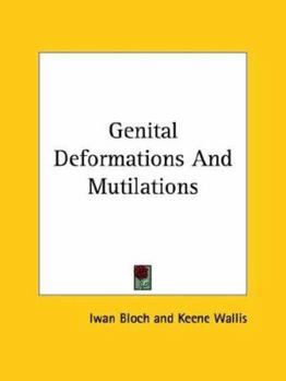 Paperback Genital Deformations And Mutilations Book