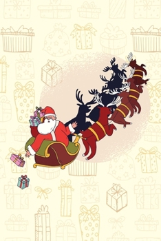 Funny Santa Santa Claus - Journal Journal Lined about A5 FORMAT - notepad for school and work. Christmas theme Christmas: Christmas gift for him and ... or Santa Claus as a sweet gift - nice Journal