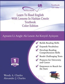 Paperback Learn To Read English With Lessons In Haitian Creole: Color Edition Book