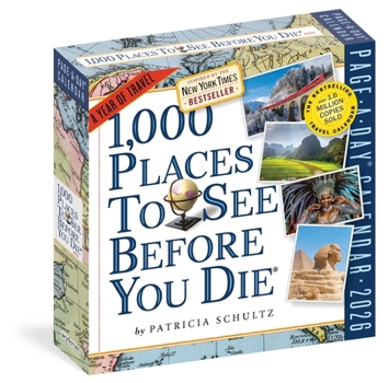 Calendar 1,000 Places to See Before You Die Page-A-Day(r) Calendar 2026: A Year of Travel Book