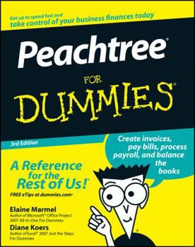 Paperback Peachtree for Dummies Book