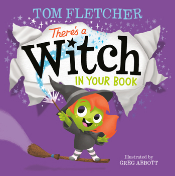 Hardcover There's a Witch in Your Book: An Interactive Book for Kids and Toddlers Book