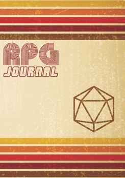 Paperback RPG Journal: Mixed Role Playing Gamer Paper (College Ruled, Graph, Hex): Retro 80s Gaming Journal Book