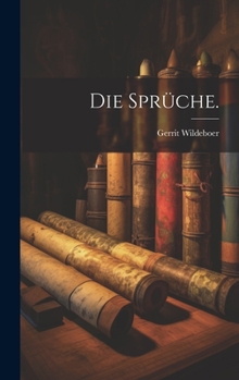 Hardcover Die Sprüche. [German] Book