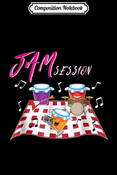 Composition Notebook: Jam Session - Funny Music Pun Journal/Notebook Blank Lined Ruled 6x9 100 Pages