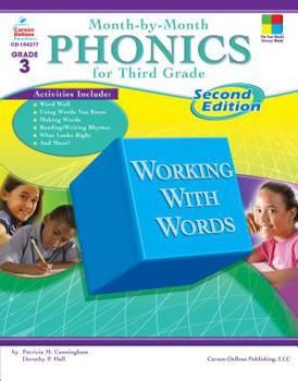 Paperback Month-By-Month Phonics for Third Grade Book