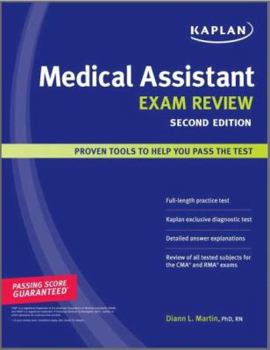 Paperback Kaplan Medical Assistant Exam Review Book